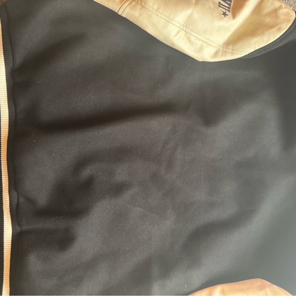 NWT Mens Sz XXL Aeropostale Champion Black and Cream Varsity Jacket - Picture 13 of 13